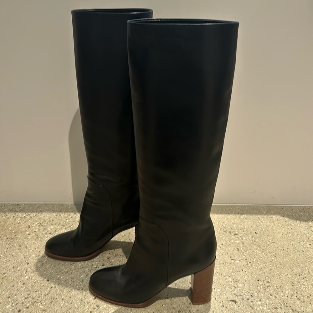 Celine tall black boots